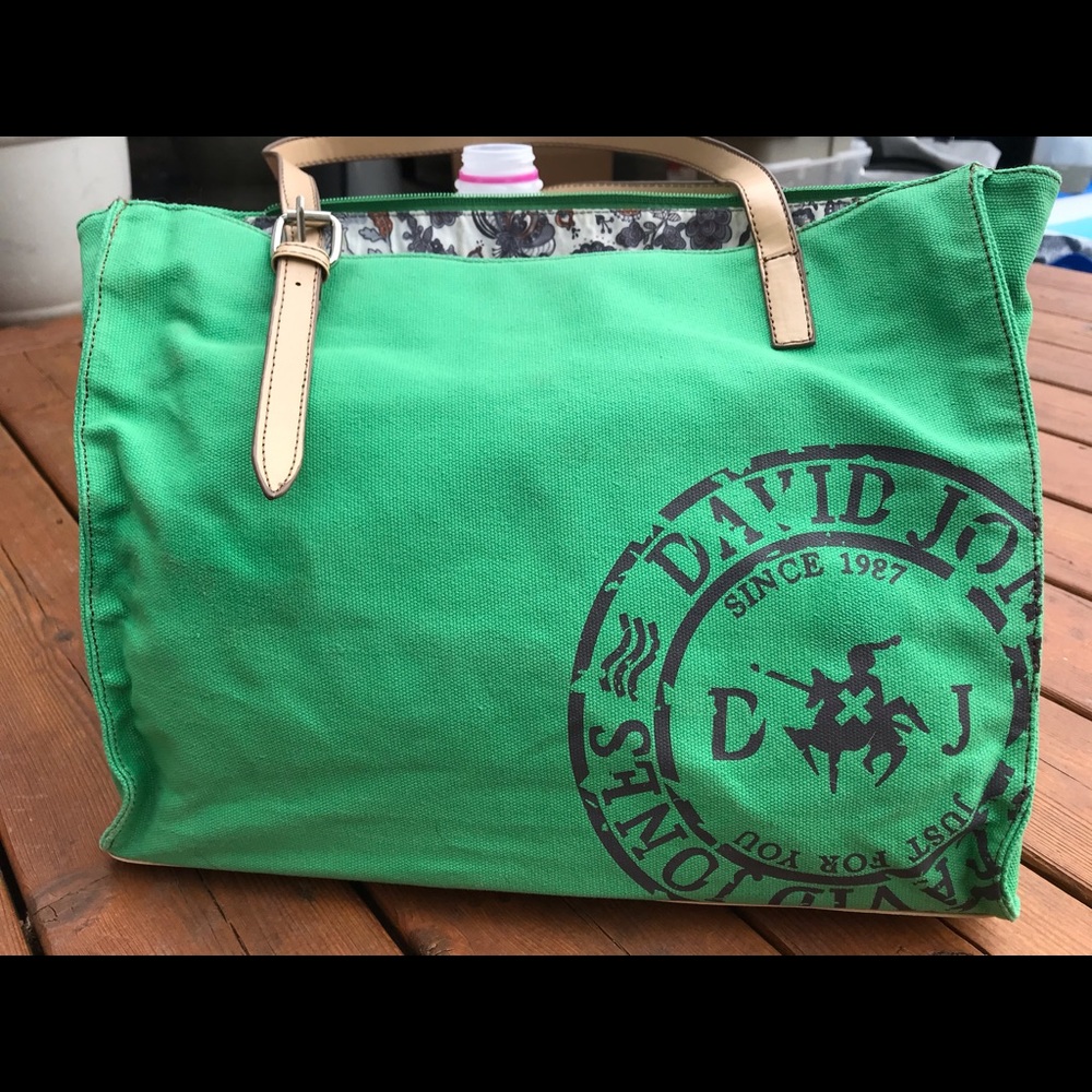 David Jones Resort Tote Bag EUC